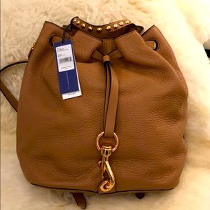 Rebecca Minkoff Blythe Backpack in Tan NWT